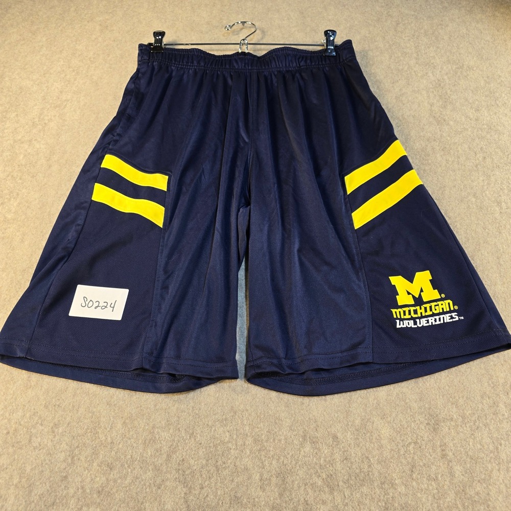 Rivalry Threads Michigan Wolverines Youth XL 16/18 Basketball Shorts Navy‎ Blue